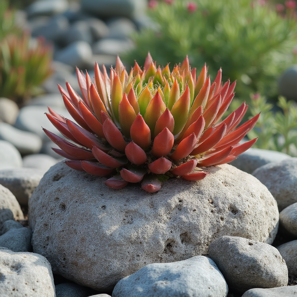 Grubosz główkowaty (Crassula capitella)