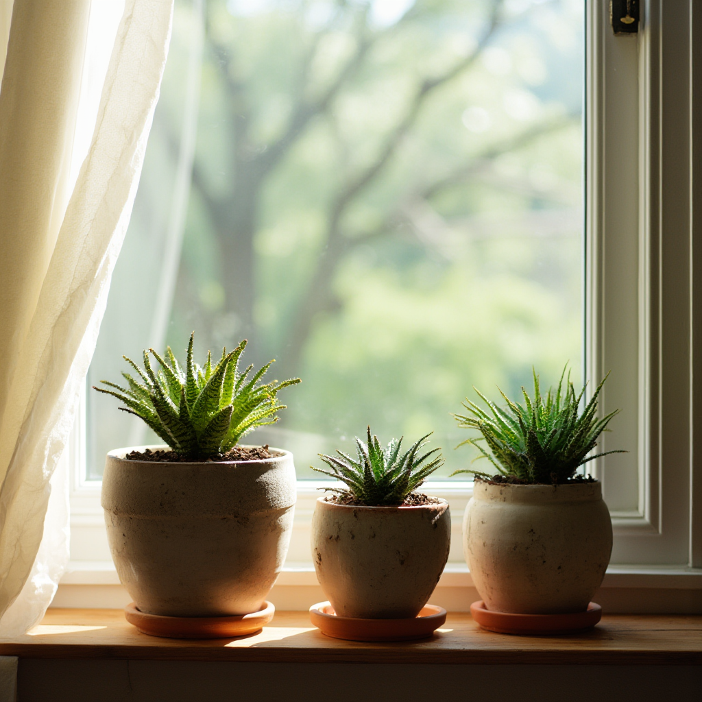Haworsja paskowana (Haworthia attenuata)